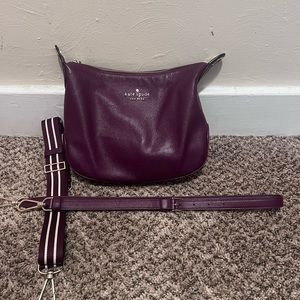 Purple Kate Spade Adjustable Purse